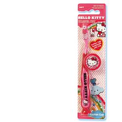 SPAZZOLINO DA DENTI HELLO KITTY 2D CON COPRI CAPPUCCIO - goldeneffe.it