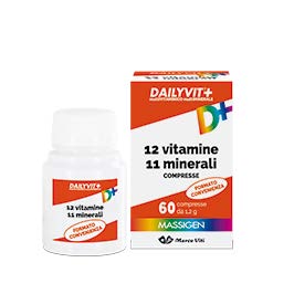 MASSIGEN DAILYVIT 12 VITAMINE 11 MINERALI 60 COMPRESSE RIVESTITE - goldeneffe.it