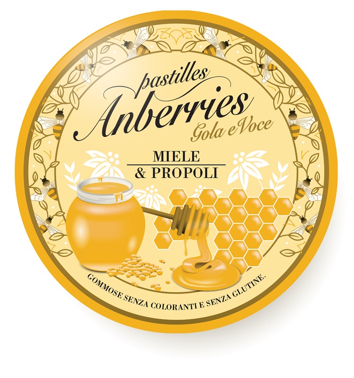 ANBERRIES MIELE PROPOLI 55 G - goldeneffe.it