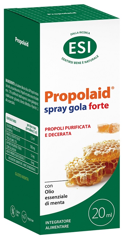 ESI PROPOLAID SPRAY GOLA FORTE 20 ML - goldeneffe.it