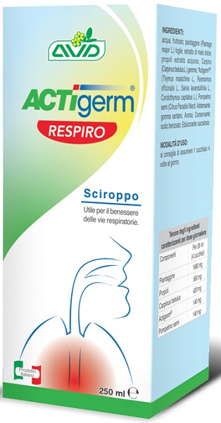 ACTIGERM RESPIRO SCIROPPO 250 ML - goldeneffe.it