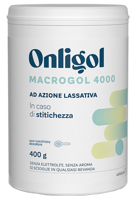 ONLIGOL MACROGOL 4000 400 G SENZA ZUCCHERO - goldeneffe.it
