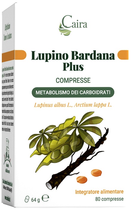 CAIRA LUPINO BARDANA PLUS 80 COMPRESSE DA 0,8 G - goldeneffe.it