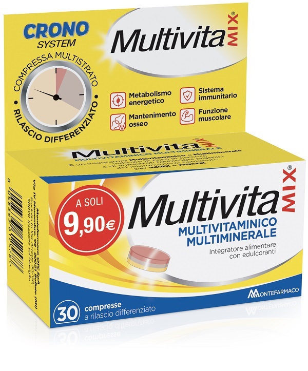 MULTIVITAMIX CRONO 30 COMPRESSE - goldeneffe.it