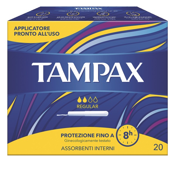 TAMPAX BLUE BOX REGULAR 20 PEZZI - goldeneffe.it