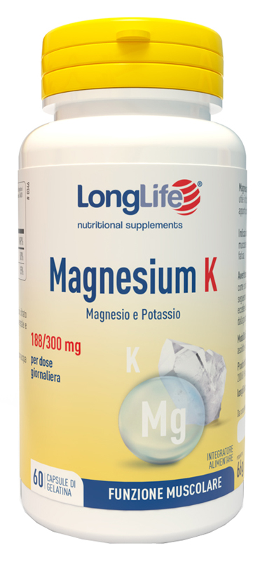 LONGLIFE MAGNESIUM K 60 CAPSULE - goldeneffe.it