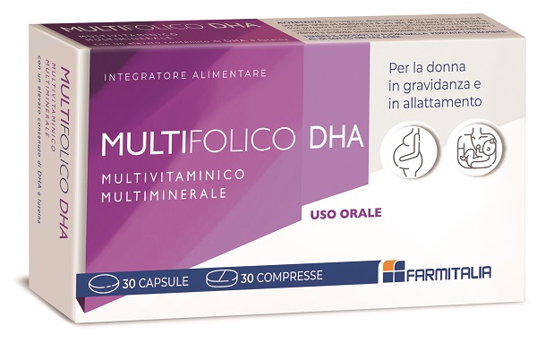 MULTIFOLICO DHA 30 CAPSULE + 30 COMPRESSE - goldeneffe.it