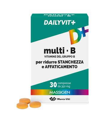 MASSIGEN MULTI B VITAMINE DEL GRUPPO B 30 COMPRESSE RIVESTITA DA 364 MG - goldeneffe.it