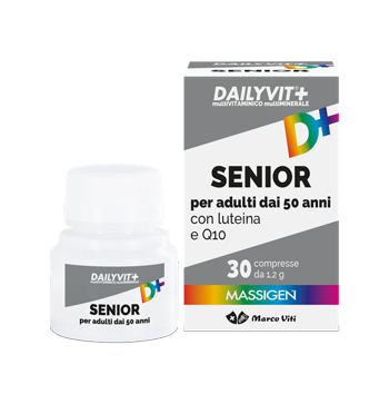MASSIGEN SENIOR MULTIVITAMINICO E MULTIMINERALE 30 COMPRESSE RIVESTITE - goldeneffe.it