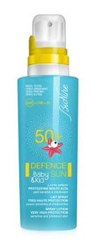 DEFENCE SUN BABY LATTE SOLARE 50+ SPRAY 125 ML - goldeneffe.it