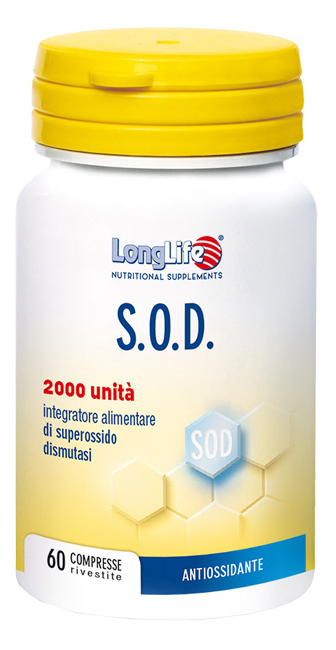 LONGLIFE SOD 2000 60 COMPRESSE RIVESTITE - goldeneffe.it