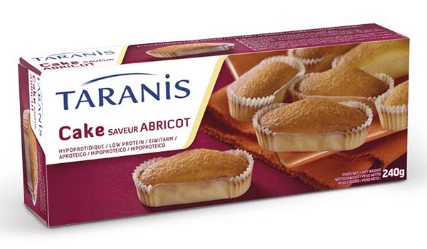 TARANIS TORTINA ALBICOCCA 6 X 40 G - goldeneffe.it