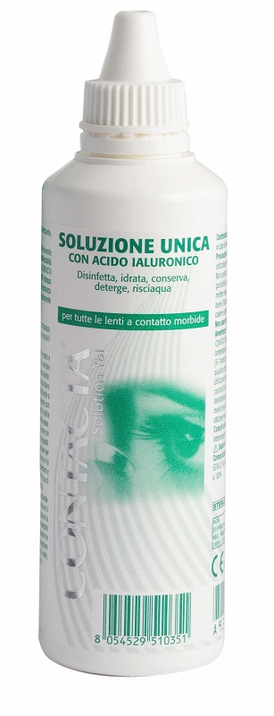 SOLUZIONE OCULARE CON ACIDO IALURONICO CONTACTA 100 ML MARCHIO CE - goldeneffe.it