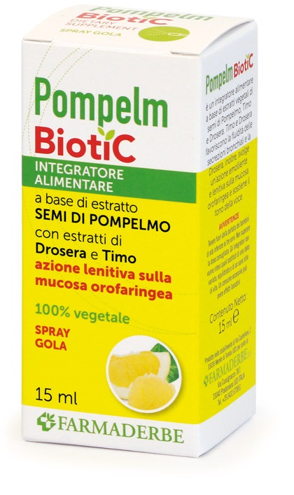POMPELMBIOTIC SPRAY ORALE 15 ML - goldeneffe.it