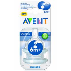 AVENT TETTARELLA FESSURA A Y PER LIQUIDI DENSI Y 2 PEZZI - goldeneffe.it