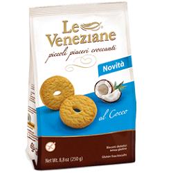 LE VENEZIANE BISCOTTI COCCO 250 G - goldeneffe.it