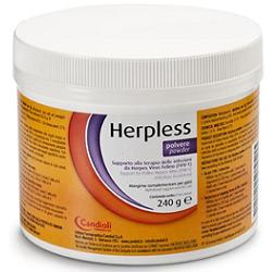 HERPLESS POLVERE BARATTOLO 240 G CON MISURINO - goldeneffe.it