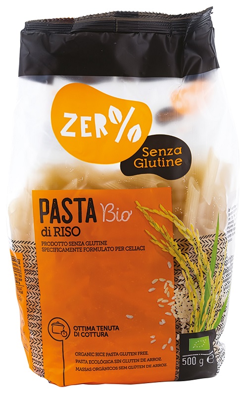 ZERO% GLUTINE PASTA RISO PENNE SENZA GLUTINE BIO 500 G - goldeneffe.it