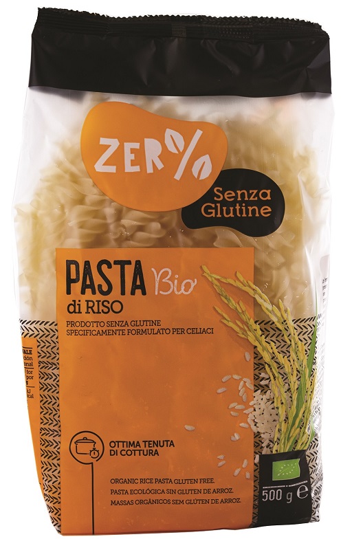 ZERO% GLUTINE PASTA RISO FUSILLI SENZA GLUTINE BIO 500 G - goldeneffe.it
