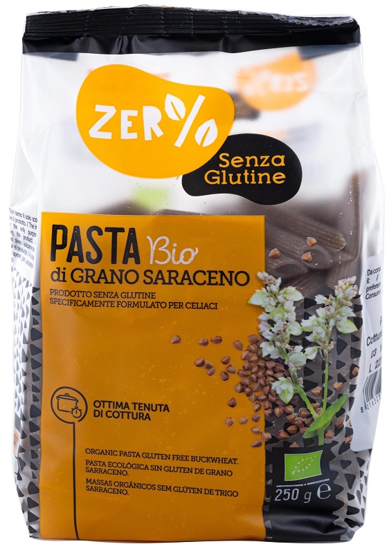 ZERO% GLUTINE PENNE GRANO SARACENO INTEGRALE 250 G - goldeneffe.it