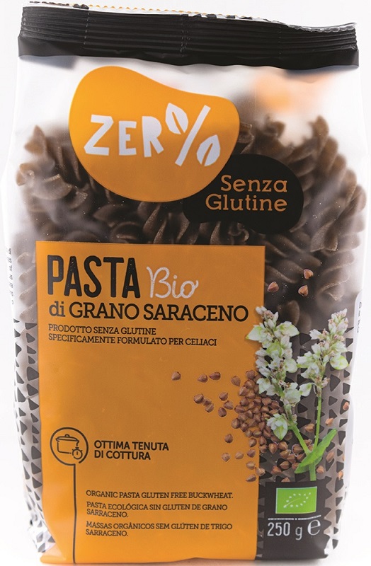 ZERO% GLUTINE FUSILLI GRANO SARACENO INTEGRALE SENZA GLUTINE250 G - goldeneffe.it