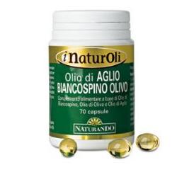 NATUROLI OLIO DI AGLIO BIANCOSPINO OLIVO 70 PERLE - goldeneffe.it