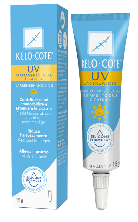 GEL CICATRICI KELO COTE UV SPF30 15 G - goldeneffe.it