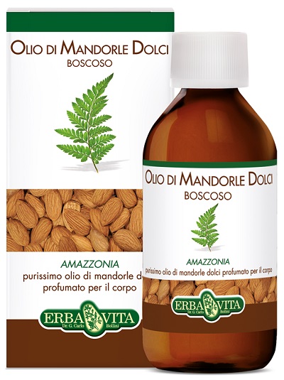 OLIO MANDORLE DOLCI PROFUMATO BOSCO AMAZZONIA 250 ML - goldeneffe.it