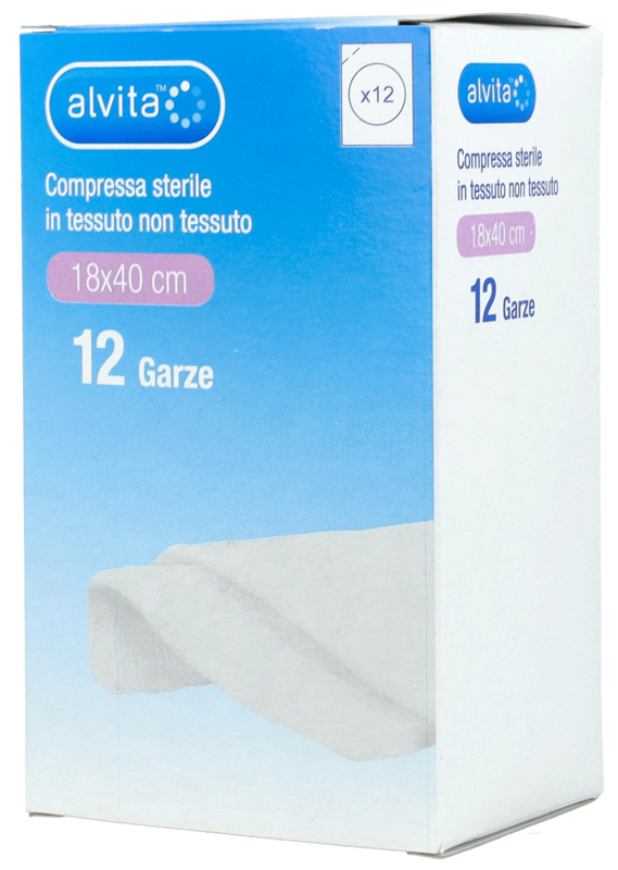GARZA COMPRESSA TNT 18X40CM 12 PEZZI - goldeneffe.it