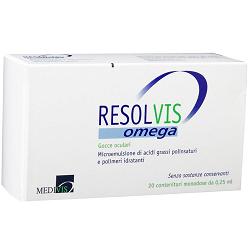 GOCCE OCULARI RESOLVIS OMEGA 20 FIALE MONODOSE 0,25 ML - goldeneffe.it