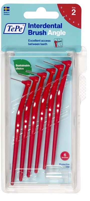 TEPE ANGLE SCOVOLINO ROSSO 0,5MM 6 PEZZI - goldeneffe.it