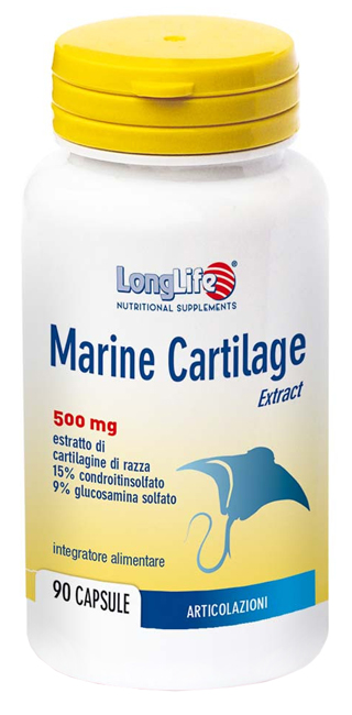 LONGLIFE MARINE CARTILAGE 90 CAPSULE DI GELATINA - goldeneffe.it