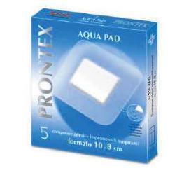 GARZA COMPRESSA PRONTEX AQUA PAD 10X8CM 5 PEZZI - goldeneffe.it