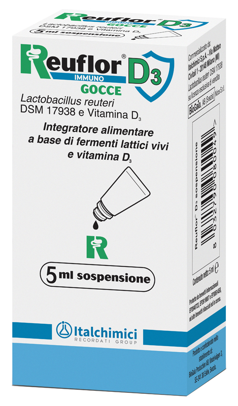REUFLOR D3 GOCCE 5 ML - goldeneffe.it