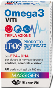 OMEGA3 VITI TRIPLA AZIONE 60 PERLE - goldeneffe.it