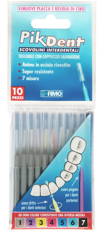 PIKDENT STUZZICOLINO 1 GRIGIO 10 PEZZI - goldeneffe.it