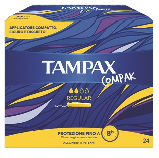 TAMPAX COMPAX REGULAR 24 PEZZI - goldeneffe.it