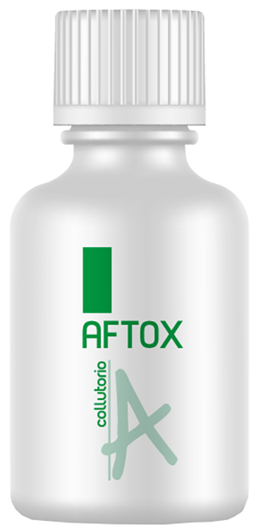 AFTOX COLLUTORIO FLACONE BIANCO, CON TAPPO E MISURINO DISPOSITIVO MEDICO INDICATO IN TUTTE LE LESIONI DEL CAVO ORALE E NEI PROCESSI INFIAMMATORI CORRELATI 100 ML 1 PEZZO - goldeneffe.it