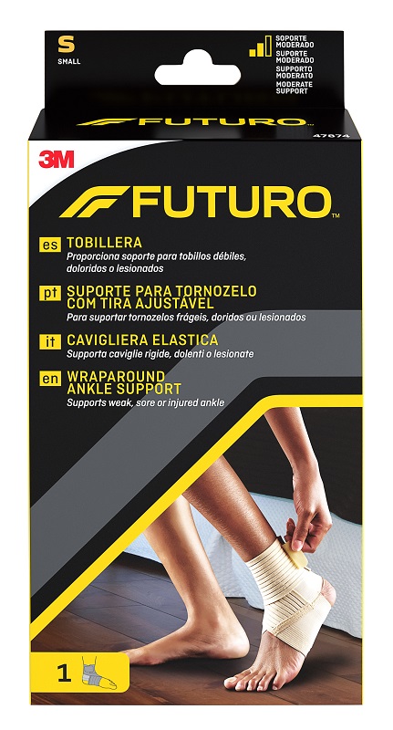 CAVIGLIERA ELASTICA FUTURO MEDIUM DIMENSIONE 20,5/23CM - goldeneffe.it