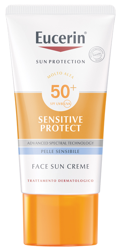 EUCERIN SUN VISO CREMA SPF50+ 50 ML - goldeneffe.it