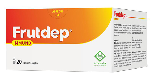 FRUTDEP IMMUNO 20 FLACONCINI 10 ML - goldeneffe.it