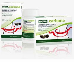 NOVA CARBONE VEGETALE 120 COMPRESSE - goldeneffe.it
