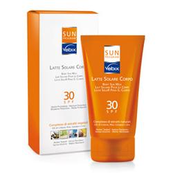 VEBIX SUN PROGRAM LATTE SOLARE CORPO SPF30 125 ML - goldeneffe.it