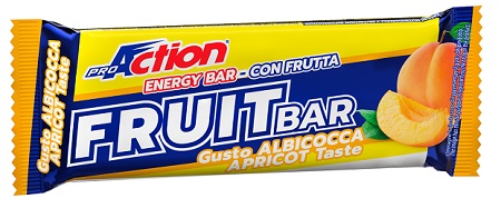 PROACTION FRUIT BAR BARRETTA ENERGETICA ALL'ALBICOCCA 40 G - goldeneffe.it