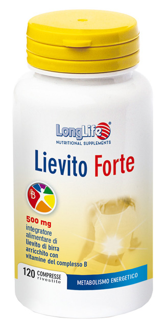 LONGLIFE LIEVITO FORTE 120 COMPRESSE - goldeneffe.it