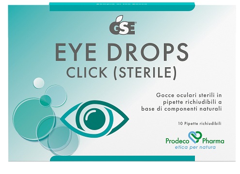 GSE EYE DROPS CLICK GOCCE OCULARI 10 PIPETTE 0,5 ML - goldeneffe.it
