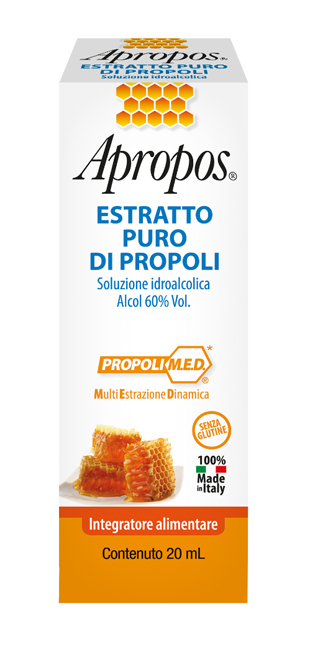 APROPOS ESTRATTO PURO PROPOLI 20 ML - goldeneffe.it