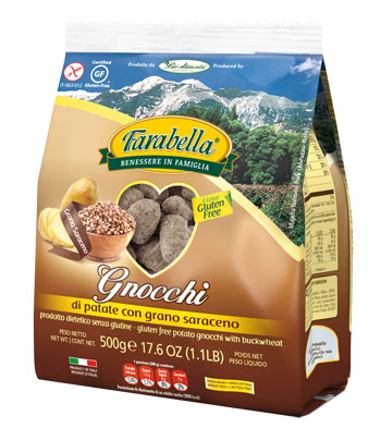 FARABELLA GNOCCHI DI PATATE AL GRANO SARACENO 500 G - goldeneffe.it