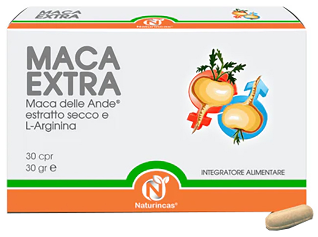 NATURINCAS MACA EXTRA 30 COMPRESSE - goldeneffe.it