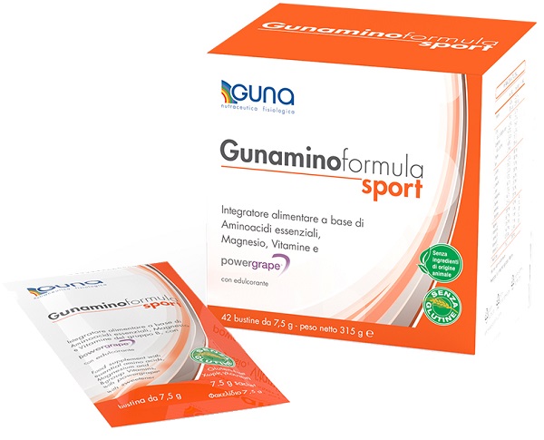 GUNAMINOFORMULA SPORT 42 BUSTE 315 G - goldeneffe.it